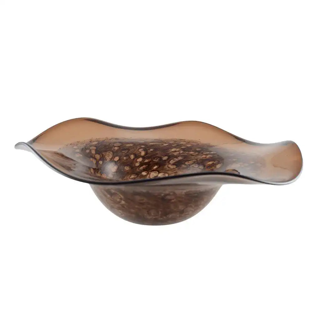 COUPE DEKORATIVES MARRON 40X40X10CM - HomeDesign Knaus
