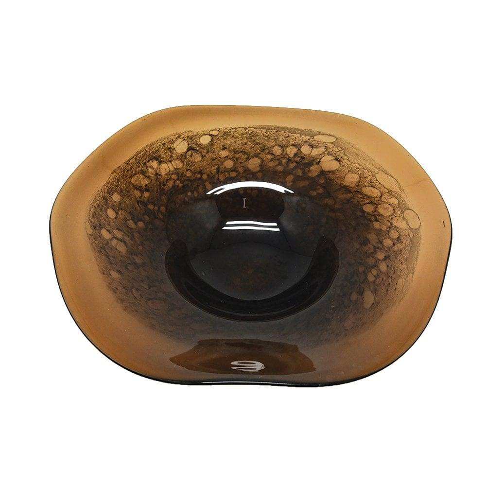 COUPE DEKORATIVES MARRON 40X40X10CM - HomeDesign Knaus