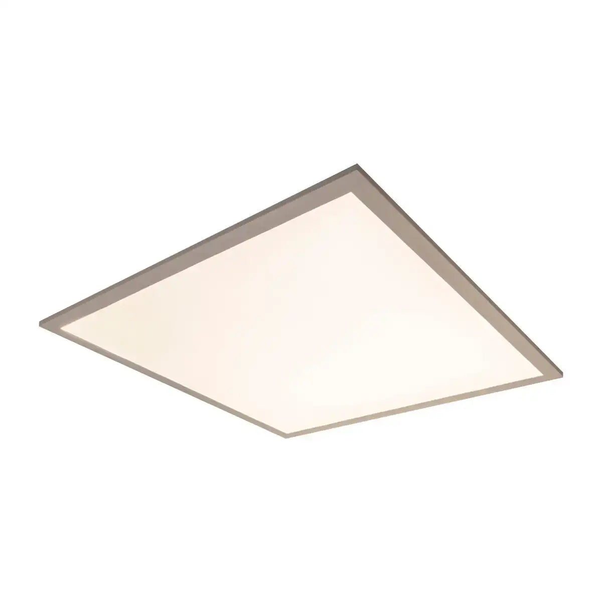 LED Panel-Deckenleuchte "NICO", funktionelle Deckenleuchte aus Metall und Kunststoff in weiß, mit festverbauten LED und vielen Funktionen, ideal für Büro, Praxis oder Werkstatt, ca. 59,5 x 59,5 cm