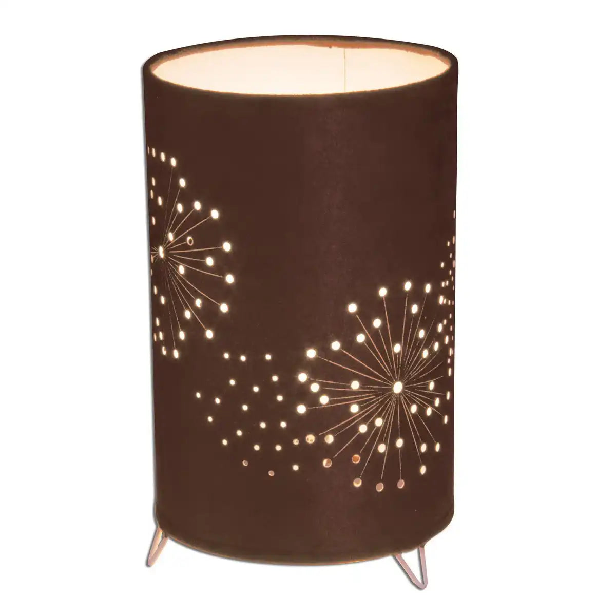Stoff-Tischleuchte H:25cm "AURONA"