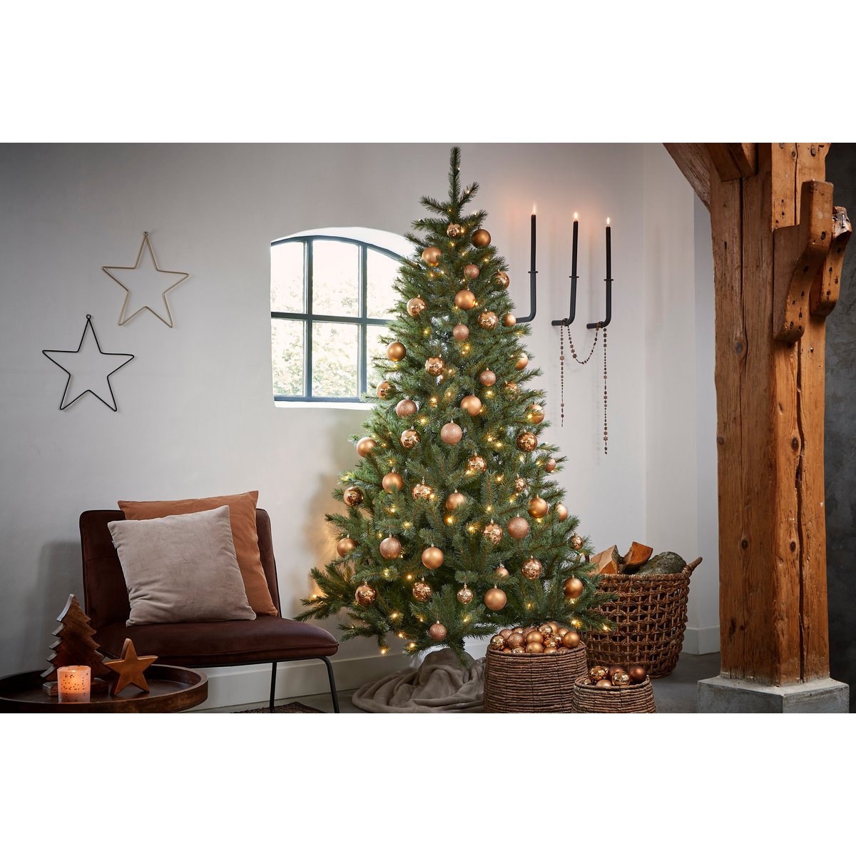 Künstlicher Weihnachtsbaum – H215 x Ø132 cm – Grün
