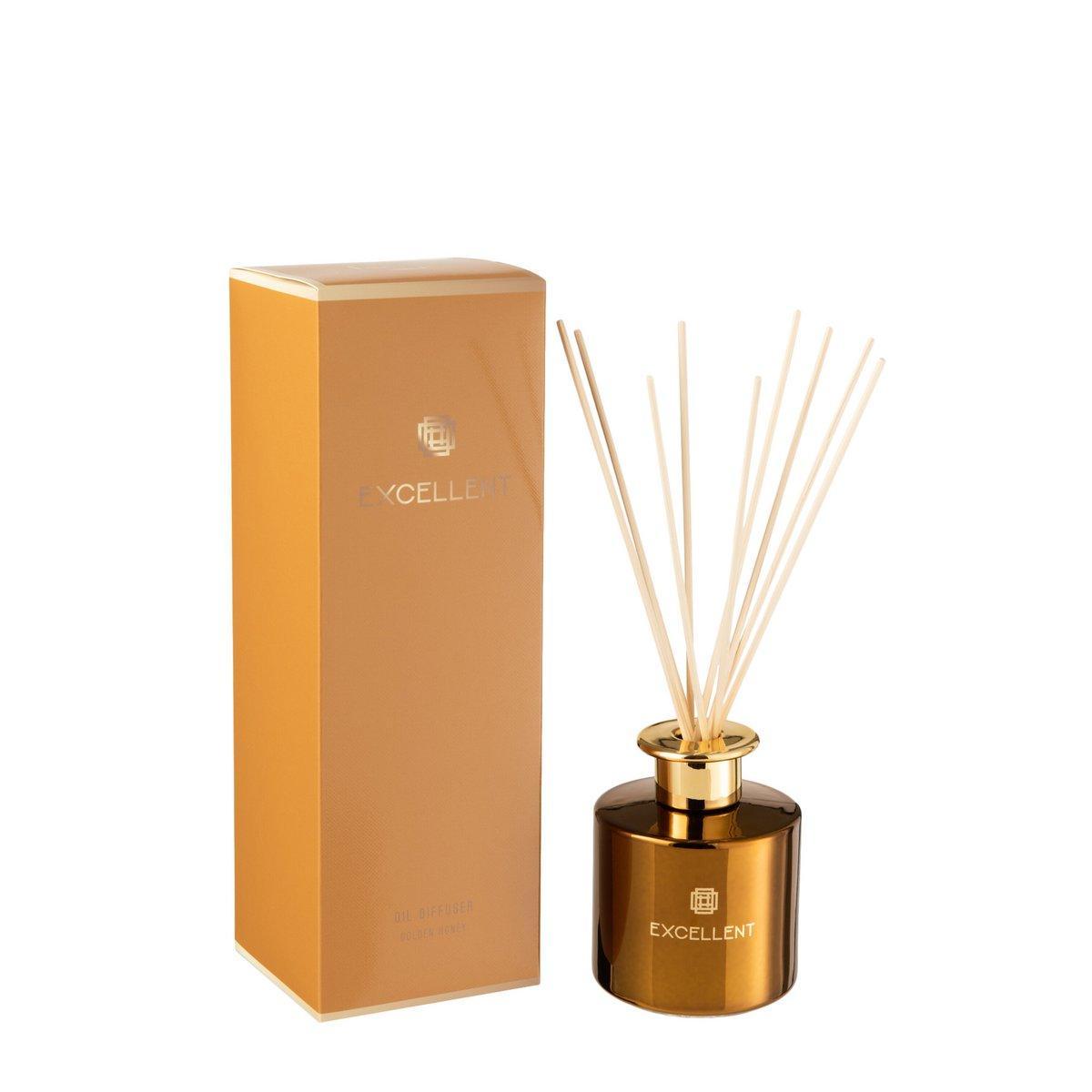 J-Line Duftöl + Stäbchen Excellent – Golden Honey – Ocker
