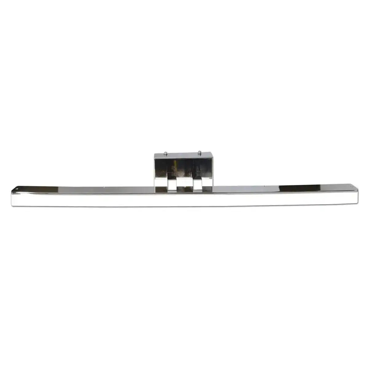 LED Spiegelleuchte "VARETA" Metall und Kunststoff in Chrom mit fest verbauten LEDs