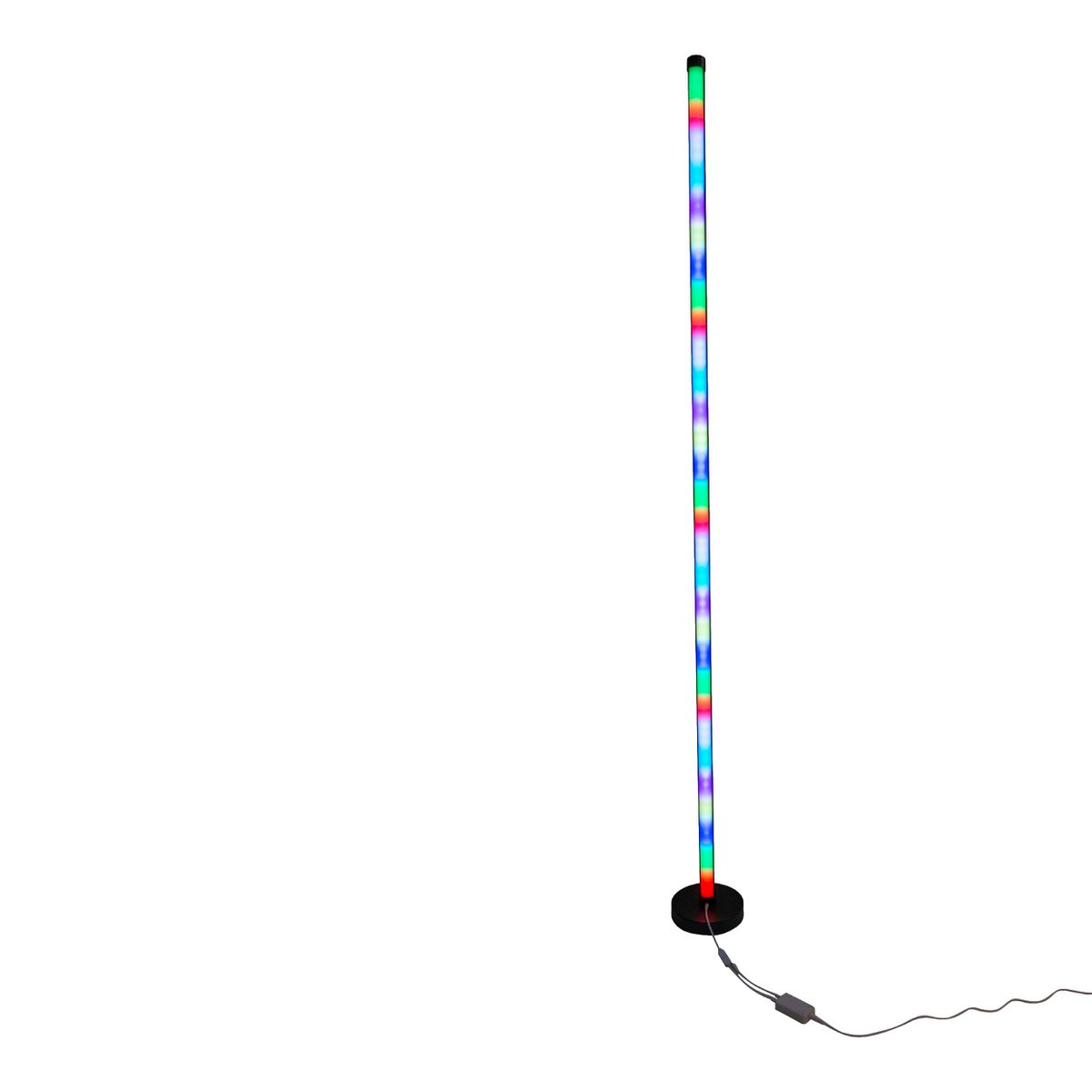 LED-Digital-Dekostehleuchte "MOTION LIGHT" 150 cm hoch, aus Metall und Kunststoff, bunt, LED Platine, Beleuchtung für Wohnzimmer, Esszimmer oder Büro