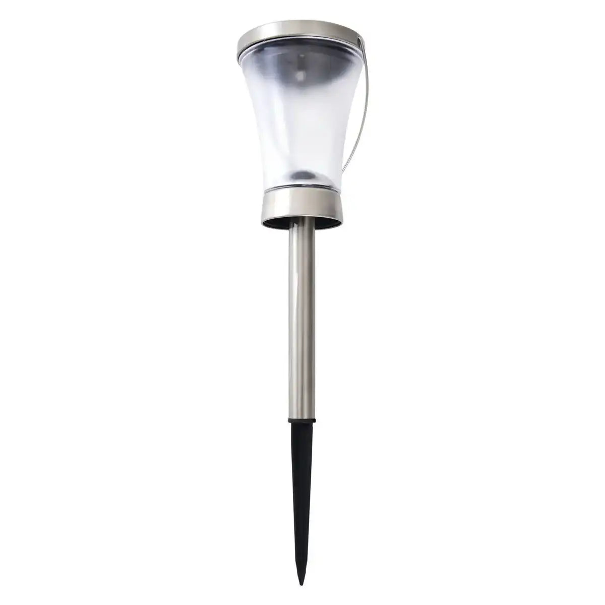 8er-Set LED Deko Solarleuchte , für Außen, aus Metall und Kunststoff in Stahl-blank, integrierte LED