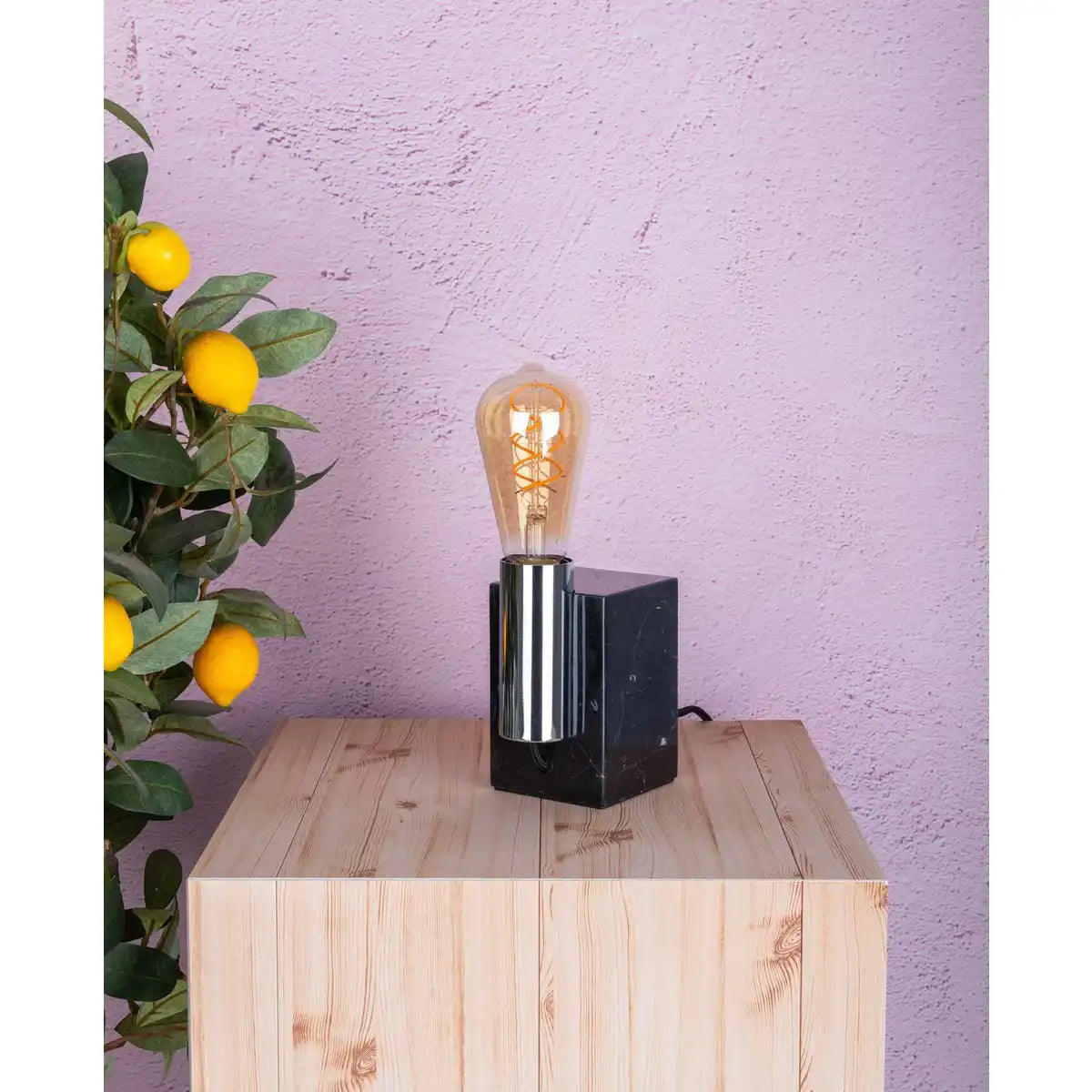 LED Leuchtmittel "DILLY" 3er-Set E27-Fassung, 4 Watt, Ø 6,4cm, aus Metall und Glas, amber
