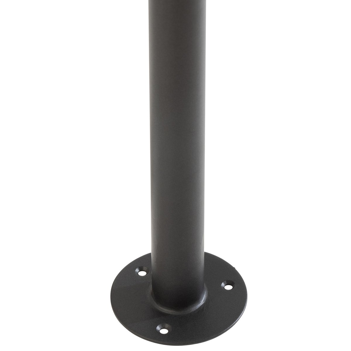 J -Line Mirror + Wandregal - Eisen/Glas - Weiß/Schwarz - 185 cm hoch