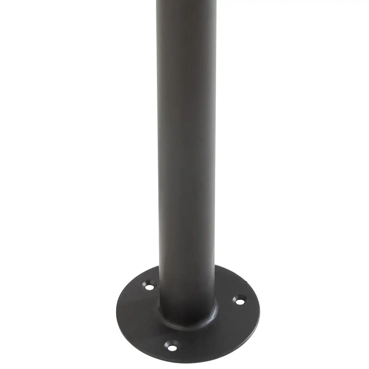 J -Line Mirror + Wandregal - Eisen/Glas - Weiß/Schwarz - 185 cm hoch