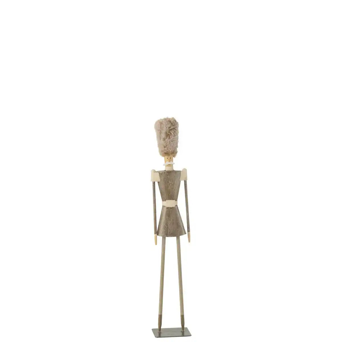 J-Line Soldier Pelzmütze Metallgrau Medium