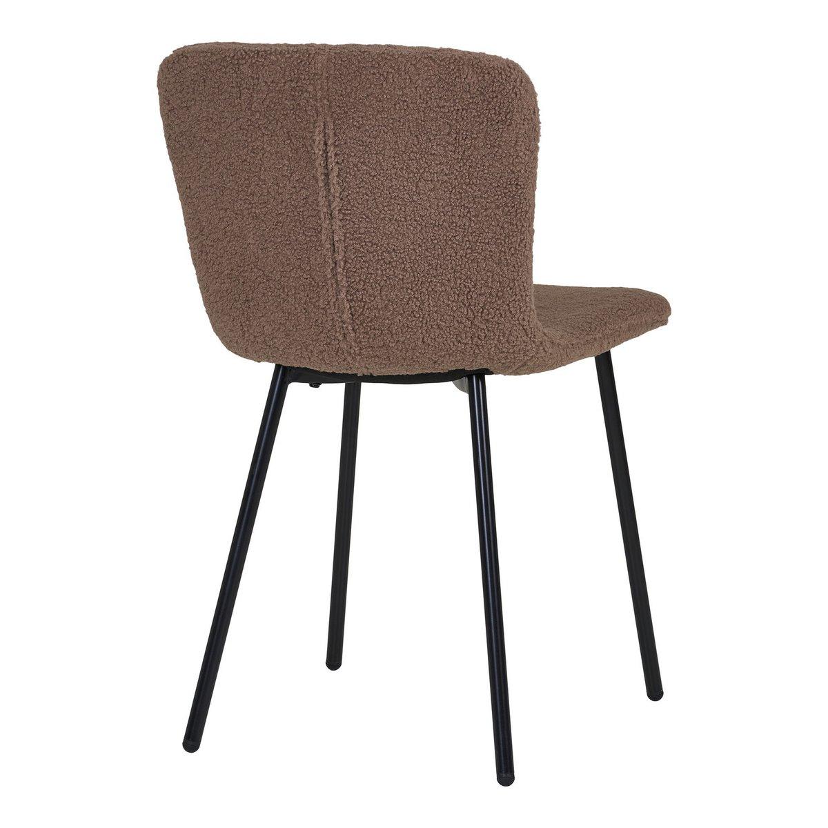 Halden Esszimmerstuhl – Dunkelbraun, 48 x 38 cm – 2er-Set