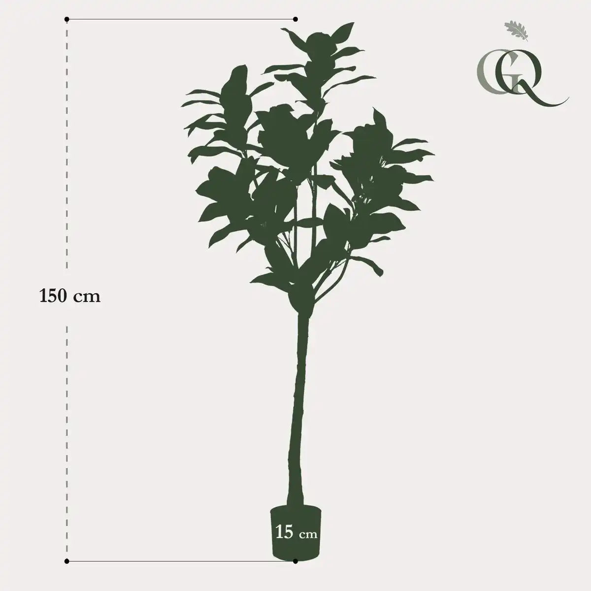 Künstliche Pflanze - Magnolia Grandiflora - 150 cm