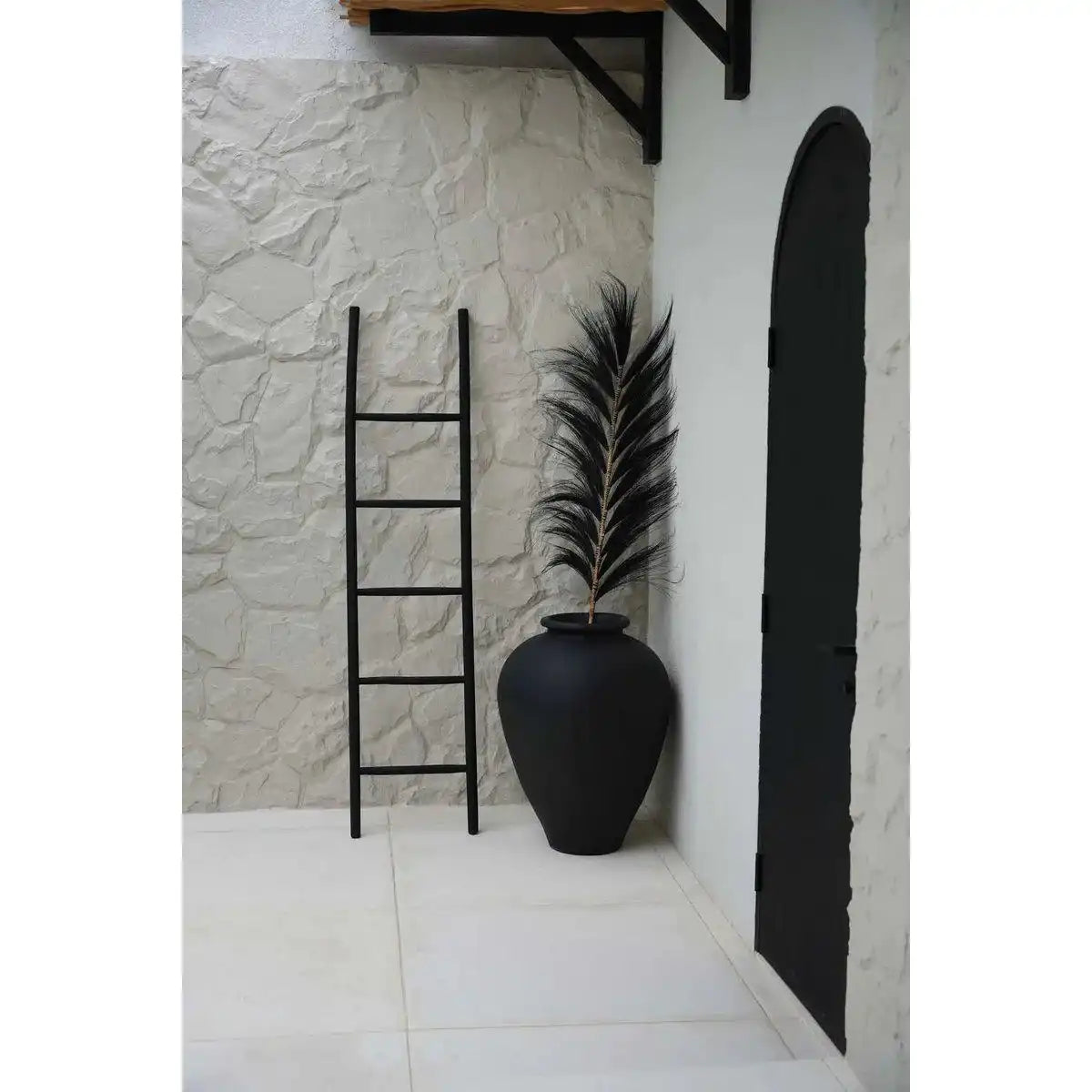 Das atemberaubende Blatt - Schwarz - 6er-Set - HomeDesign Knaus
