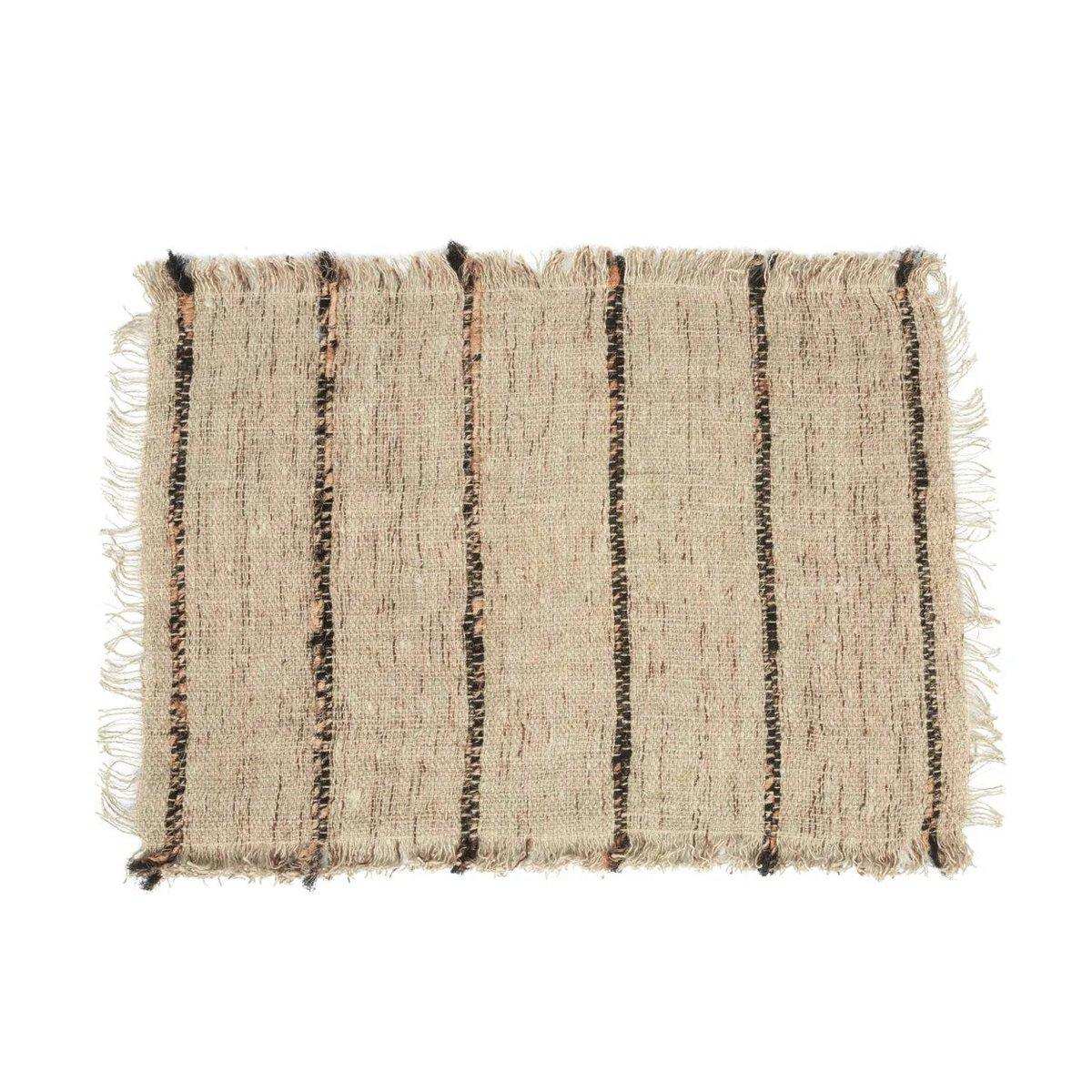 Das Oh My Gee Tischset - Beige Black - 4er Set - HomeDesign Knaus