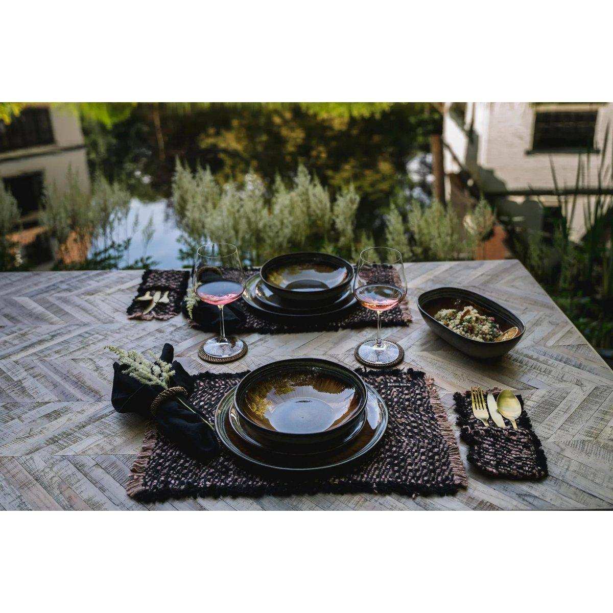 Das Oh My Gee Tischset - Black Copper - 4er Set - HomeDesign Knaus