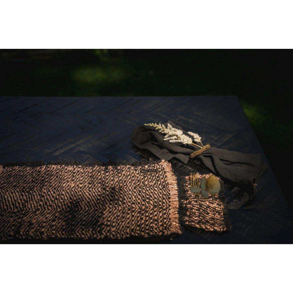 Das Oh My Gee Tischset - Black Copper - 4er Set - HomeDesign Knaus