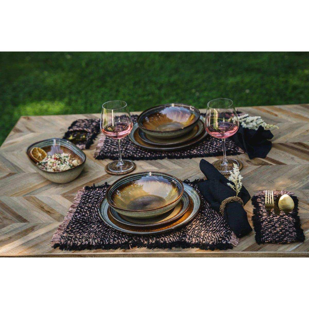 Das Oh My Gee Tischset - Black Copper - 4er Set - HomeDesign Knaus