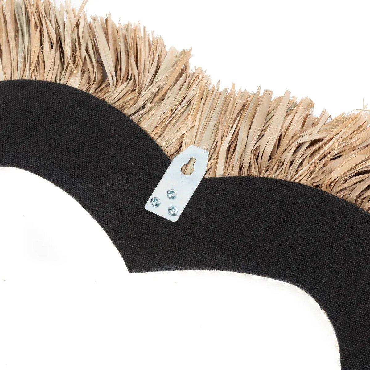 Das Raffia-Muschelherz – Naturweiß – L - HomeDesign Knaus