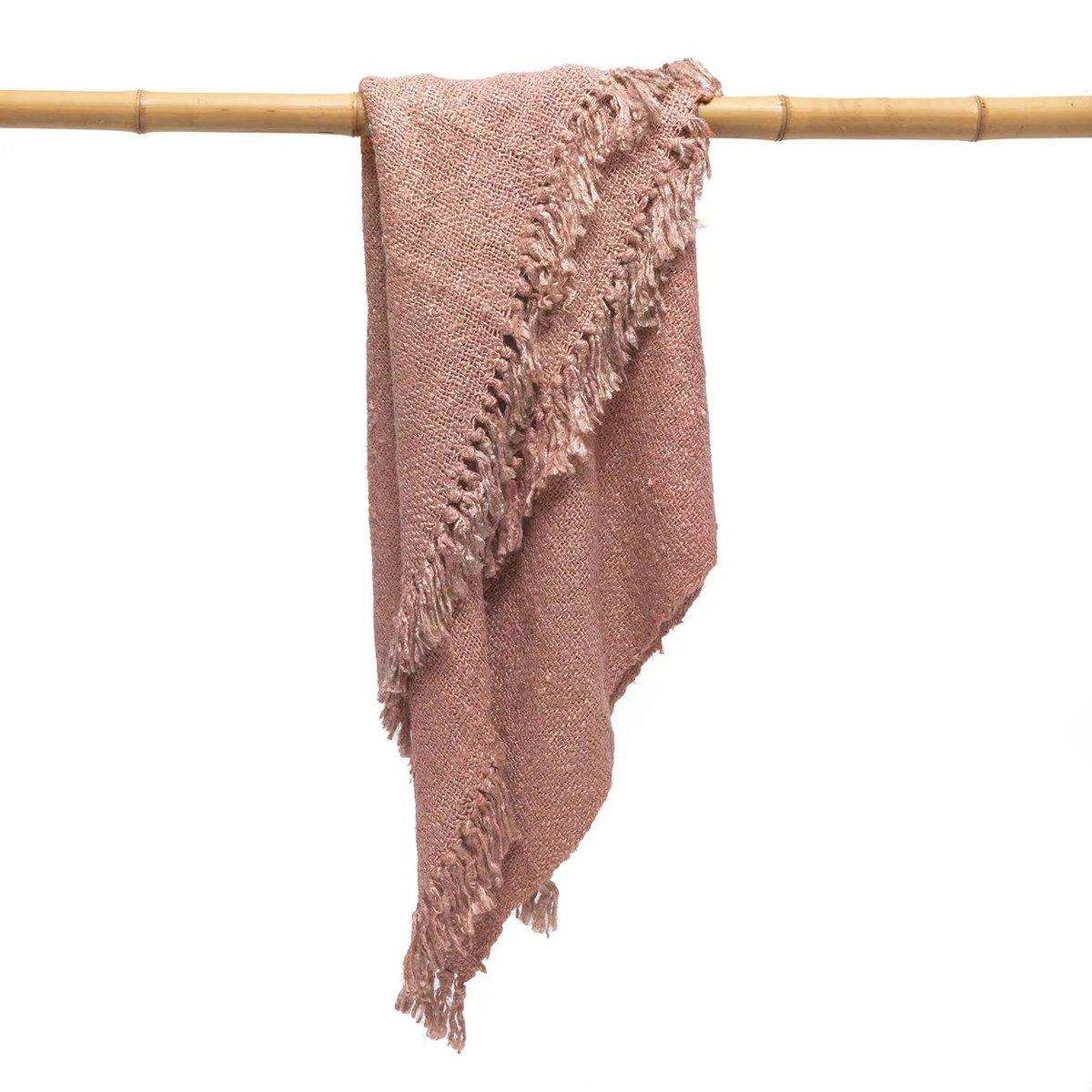 Das s'il vous Plaid – Lachsrosa - HomeDesign Knaus