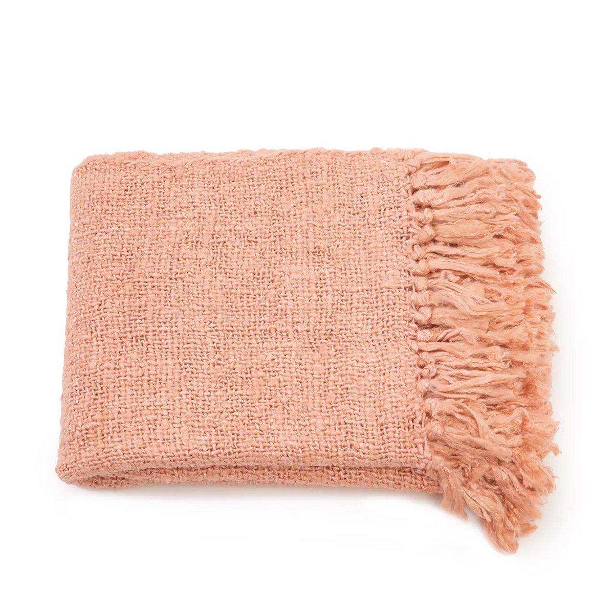 Das s'il vous Plaid – Lachsrosa - HomeDesign Knaus
