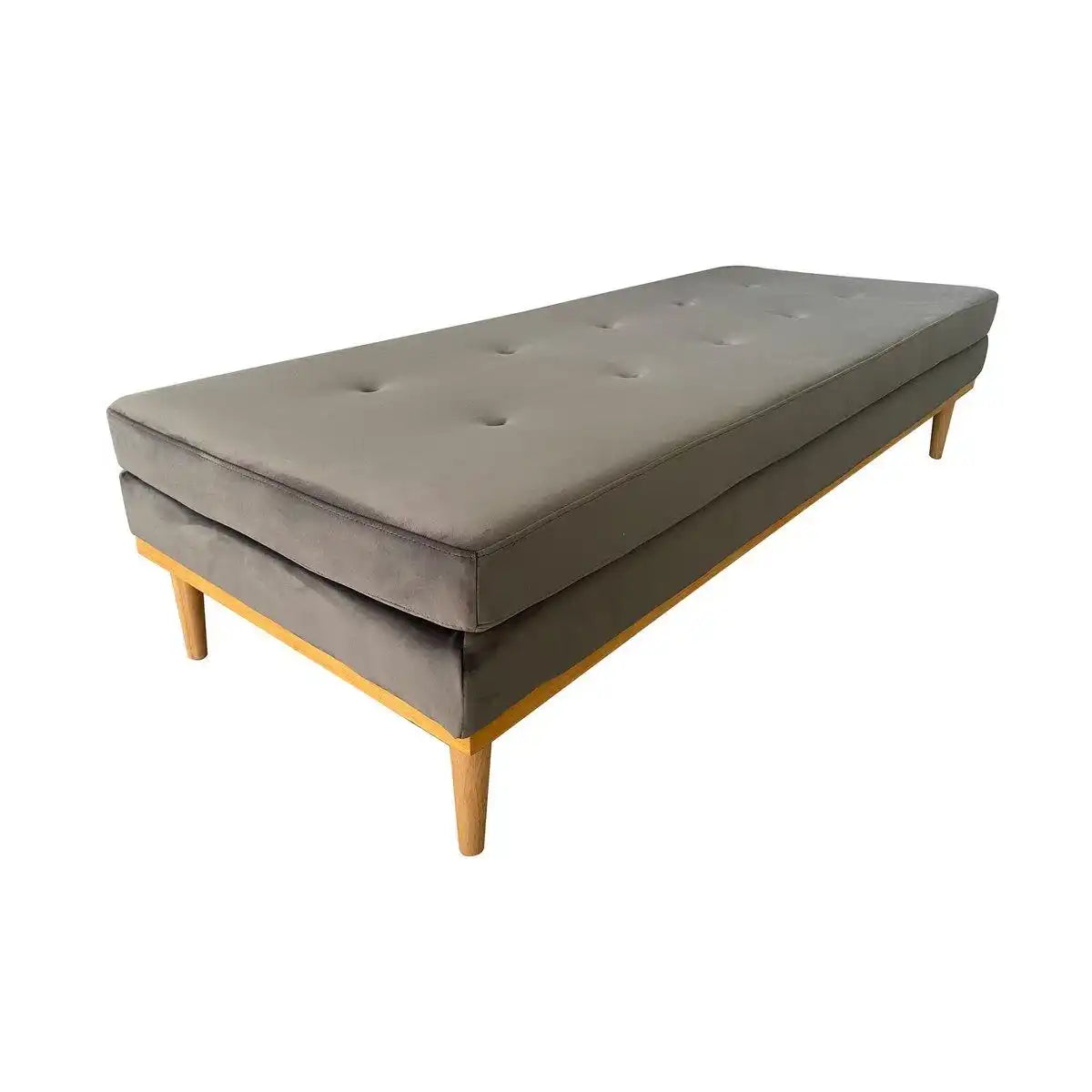 Daybed Samt grau - HomeDesign Knaus