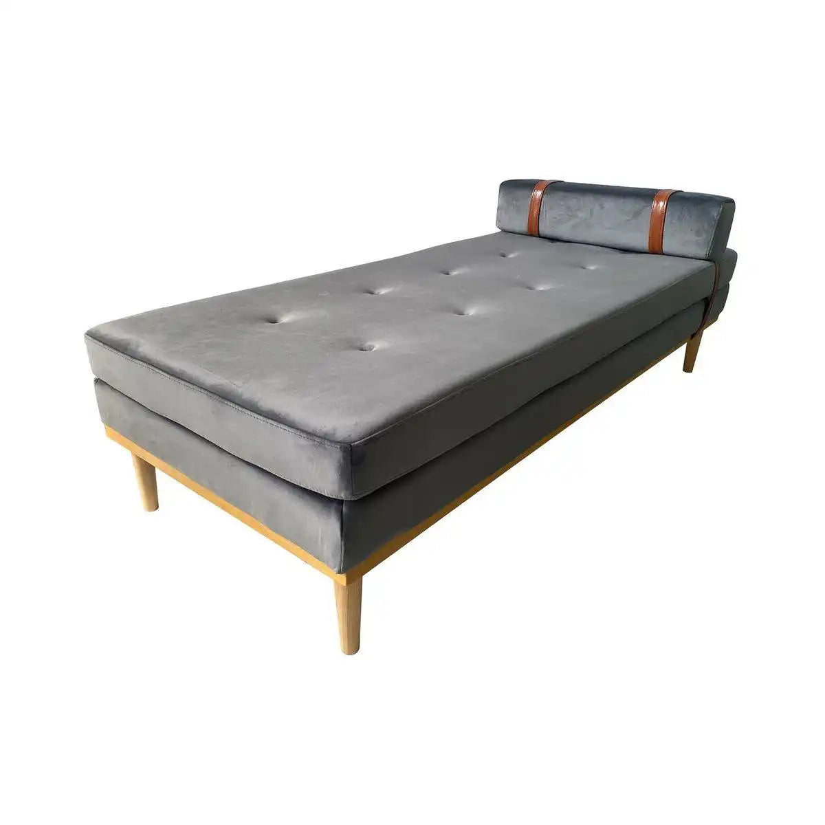 Daybed Samt grau - HomeDesign Knaus
