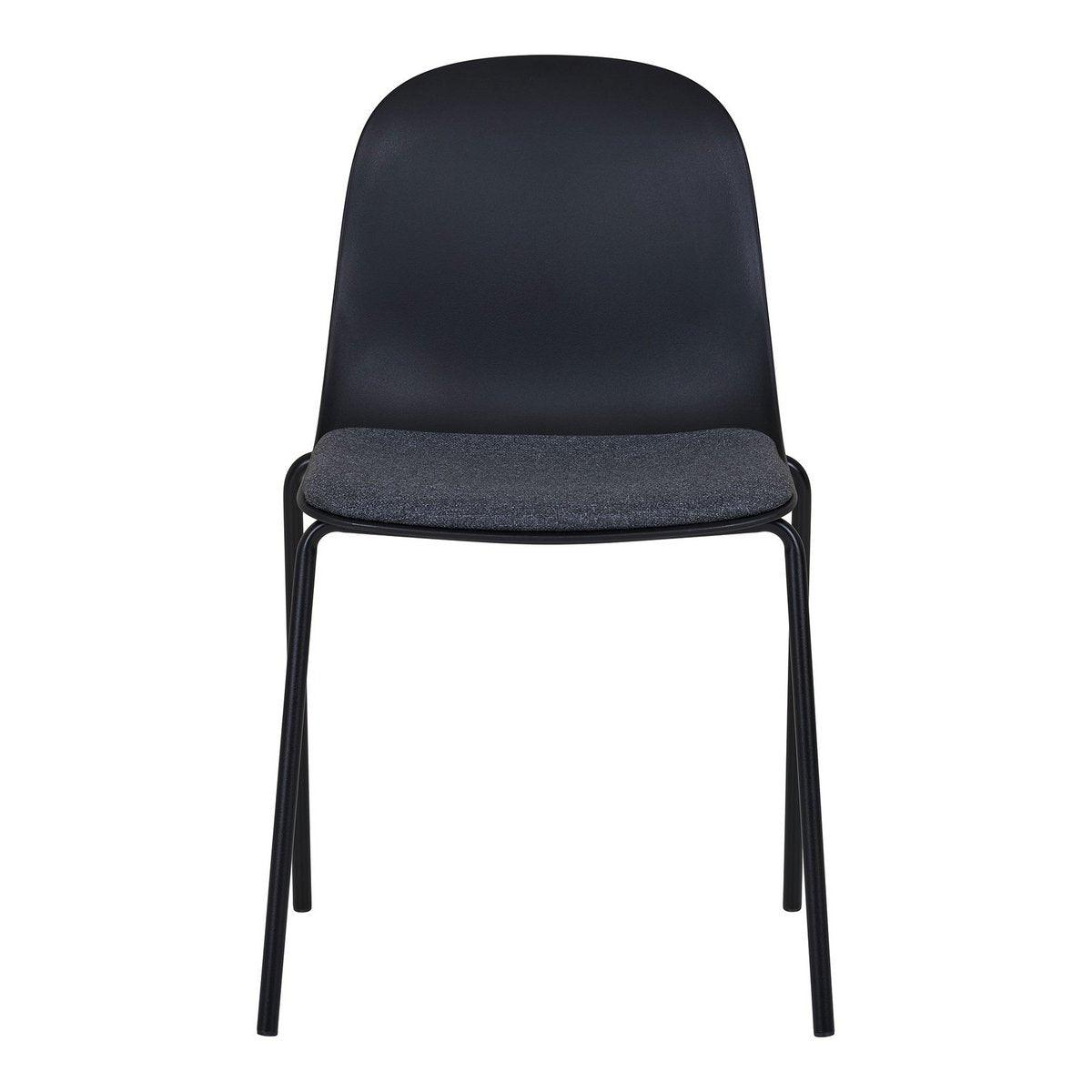 Madalena Esszimmerstuhl – Schwarz, 53 x 50 x 85 cm – 2er-Set