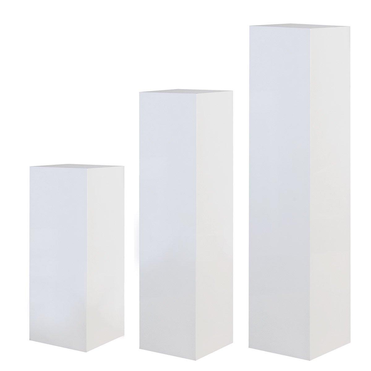 Säule"Solid"weiss glänzend H.100cm