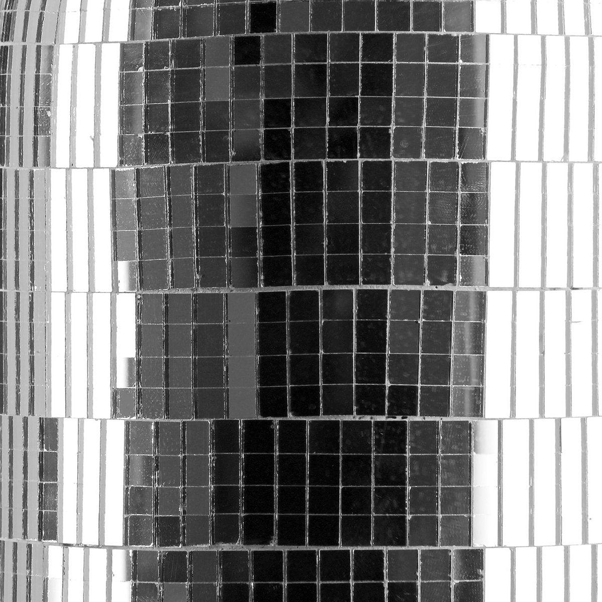 Kragenvase Disco, silberfarben H.35,5 cm