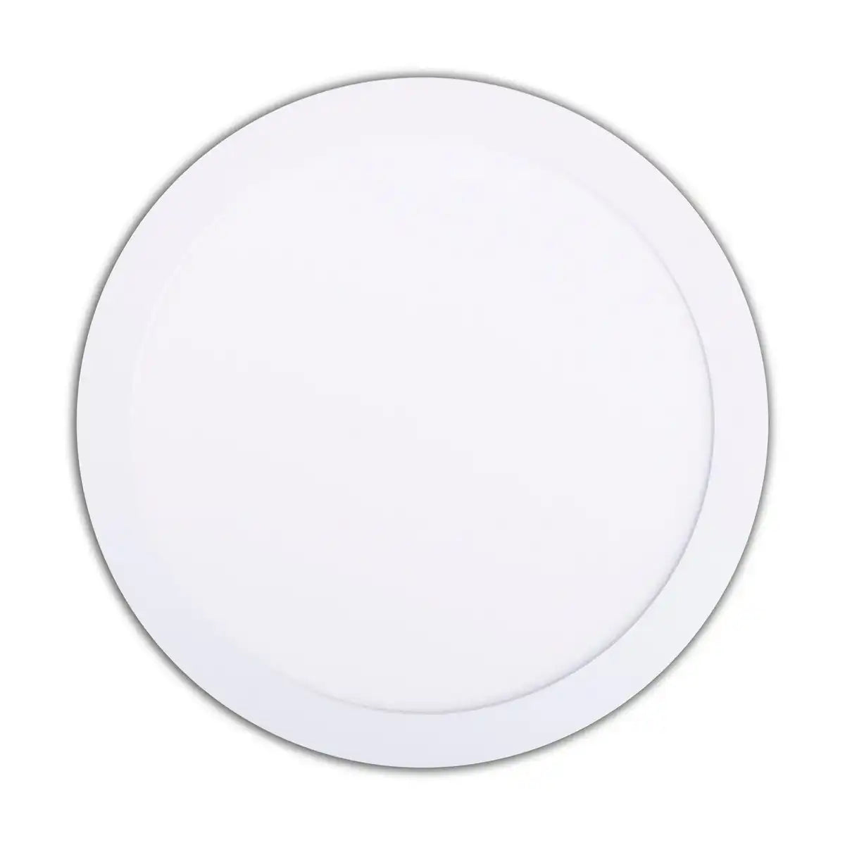 LED Deckenleuchte "BONUS" Ø29 cm, Funktionsleuchte Einbau- und Aufbau möglich, Deckenlampe aus Metall und Kunststoff in weiß, mit fest verbauten LEDs, inkl. CCT-Farbwechsler