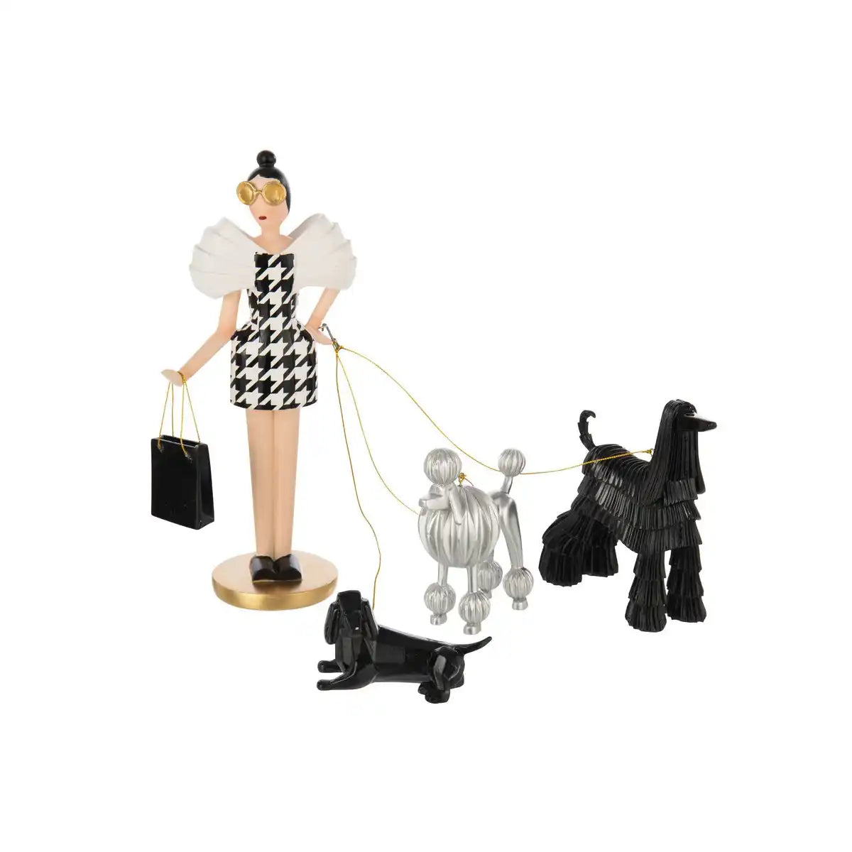 J-Line Dame + Hunde Pied-de-Poulle Lime Multi-Farb