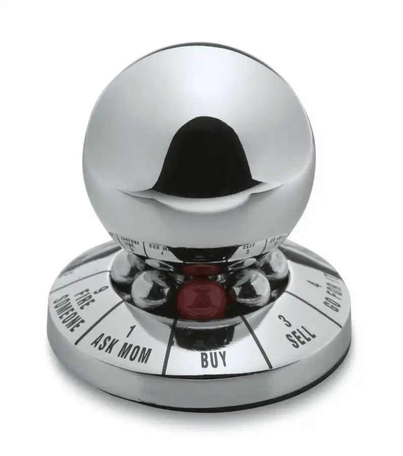 Decision Maker Schreibtisch Figur Büro Skulptur Nickel hochglanzpoliert - HomeDesign Knaus