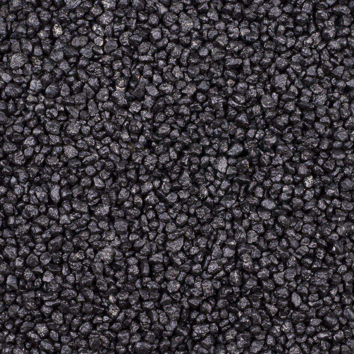 Dekogranulat Dekosteine (2-3 mm), Farbe schwarz, 1 kg, wasserfest, staubfrei - HomeDesign Knaus