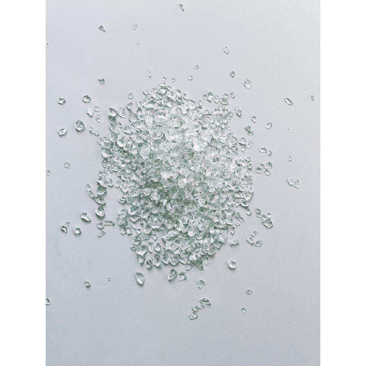 Dekogranulat Glassteine (2-4 mm), 1kg, transparent, wasserfest, staubfrei - HomeDesign Knaus