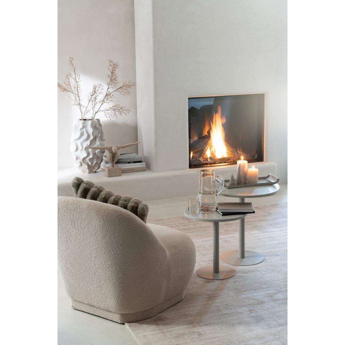 Dekoration Sporter - Marmor - Polyresin - Beige -groß - HomeDesign Knaus