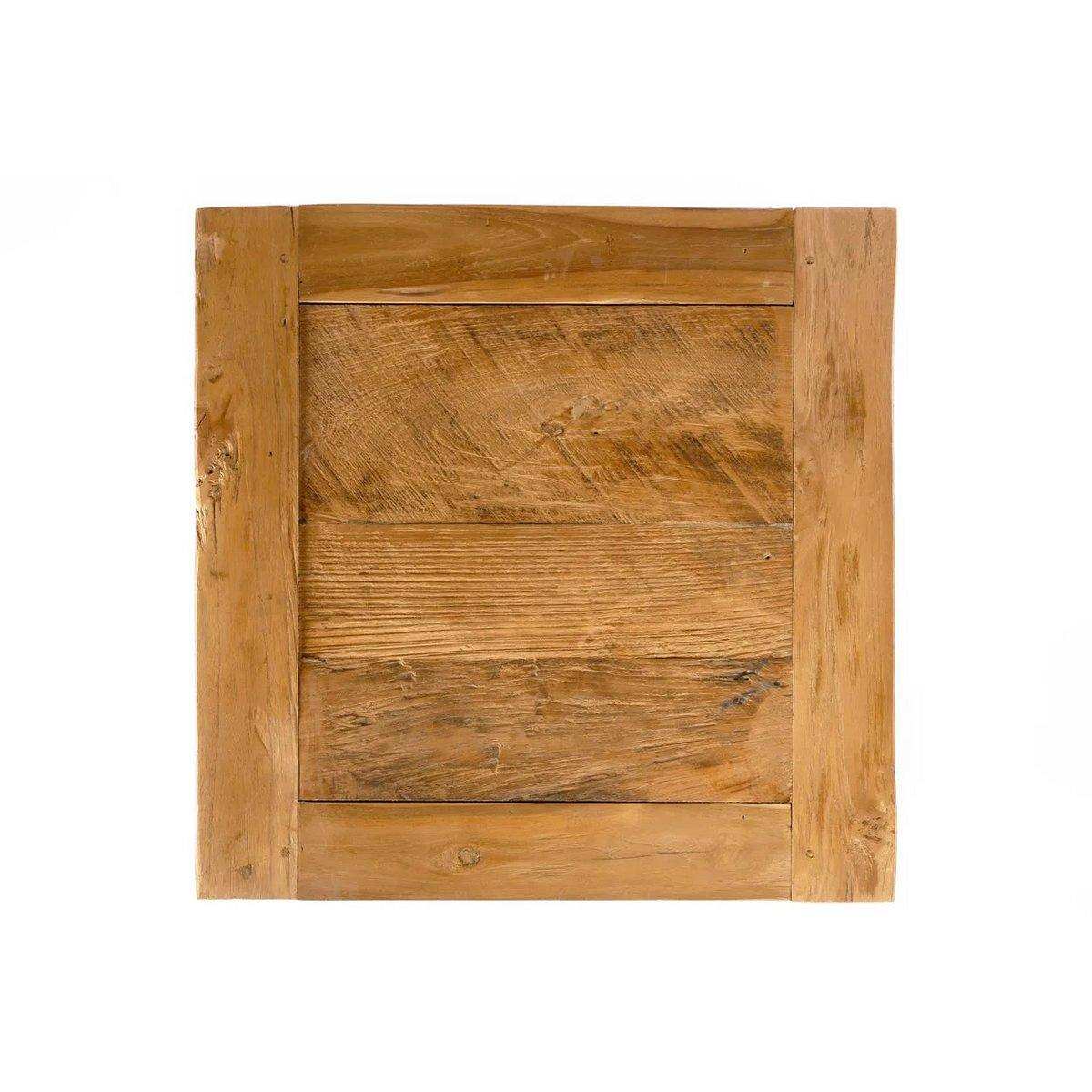Der Beistelltisch aus recyceltem Teakholz – Natur - HomeDesign Knaus