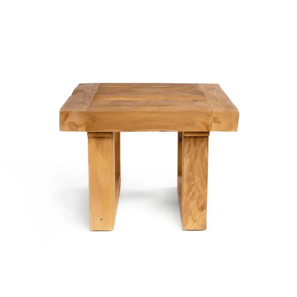 Der Beistelltisch aus recyceltem Teakholz – Natur - HomeDesign Knaus