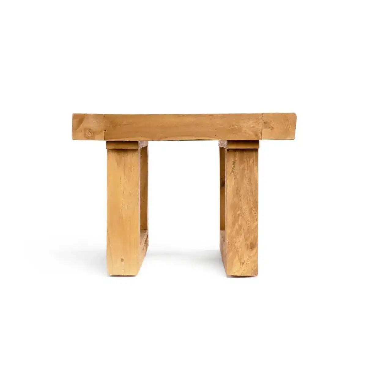 Der Beistelltisch aus recyceltem Teakholz – Natur - HomeDesign Knaus