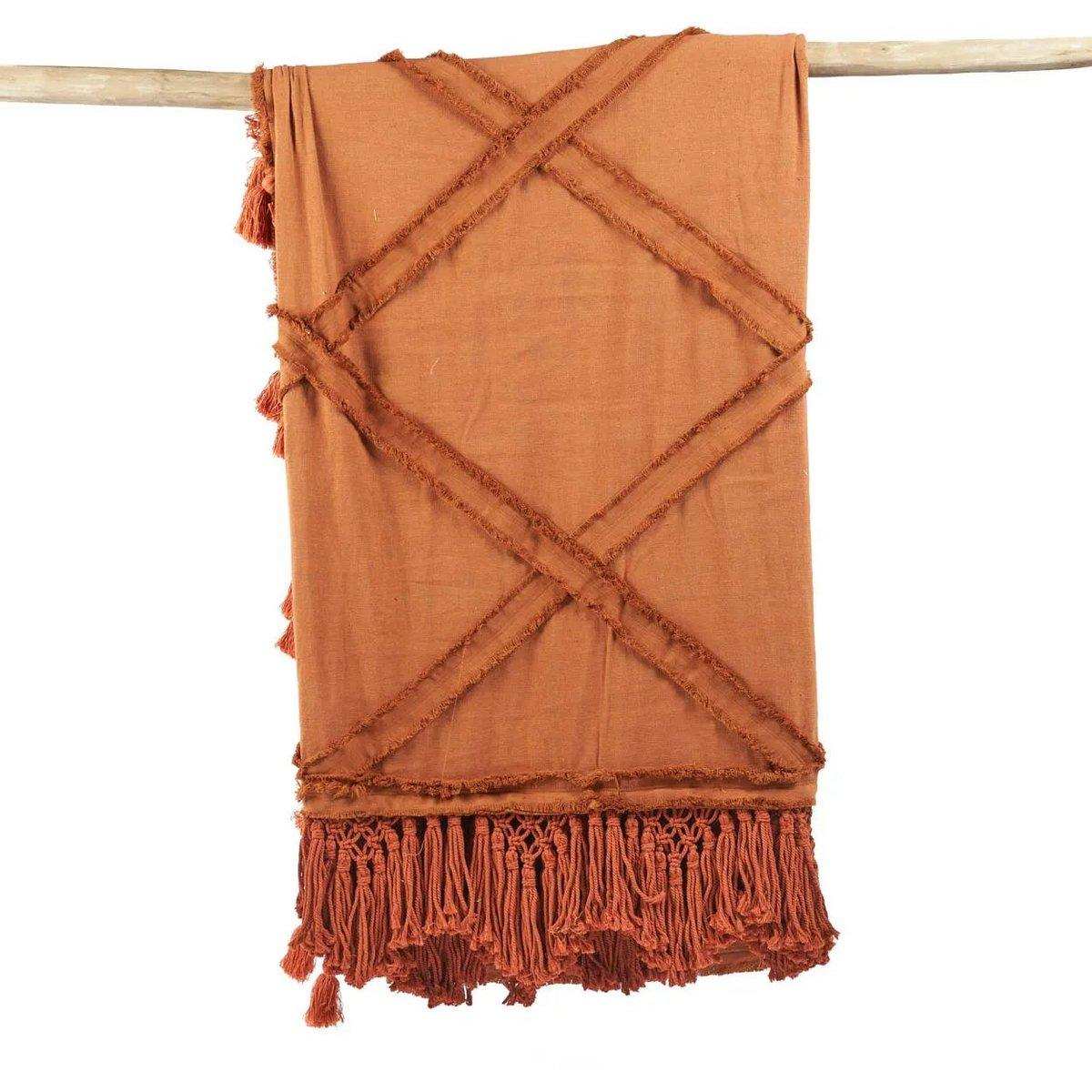 Der Berber-Bettüberwurf – Terrakotta - HomeDesign Knaus