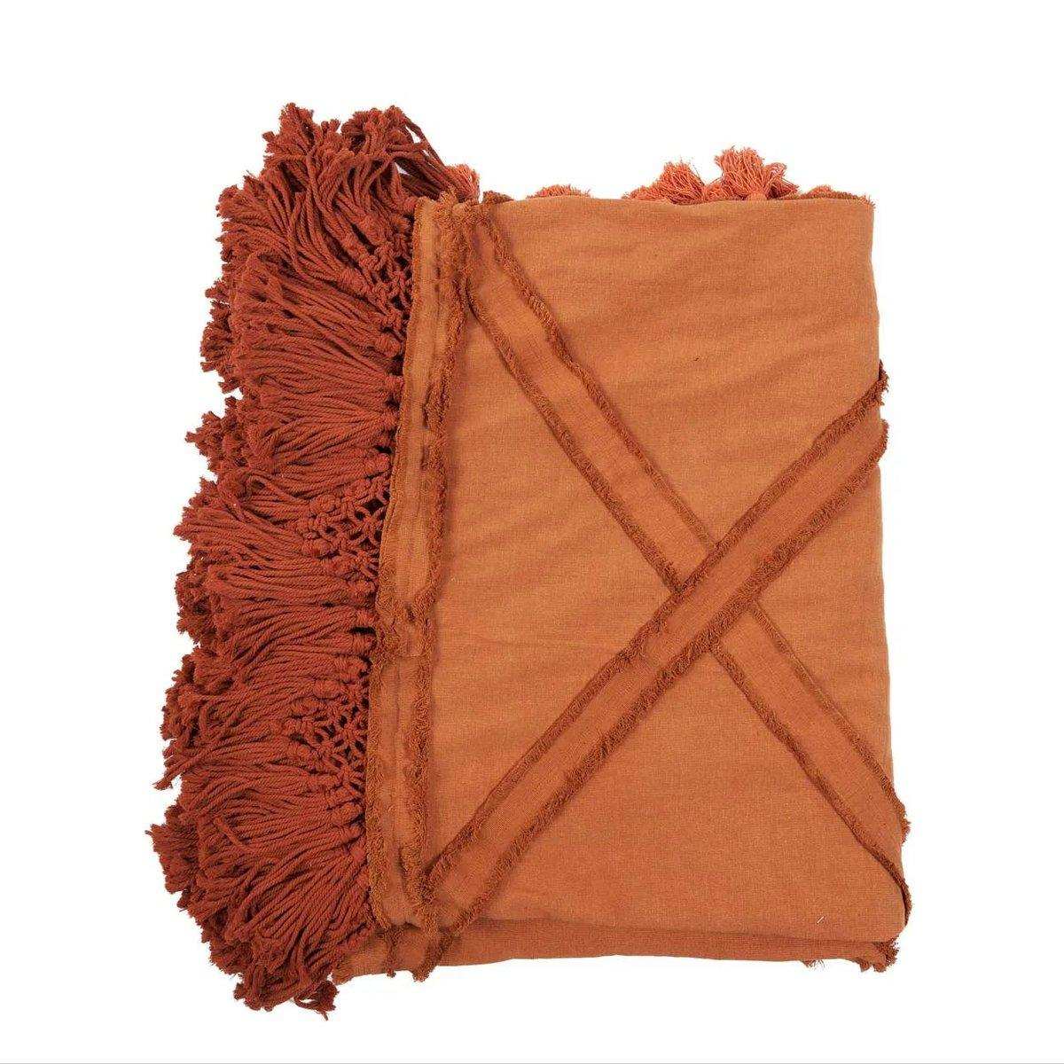 Der Berber-Bettüberwurf – Terrakotta - HomeDesign Knaus