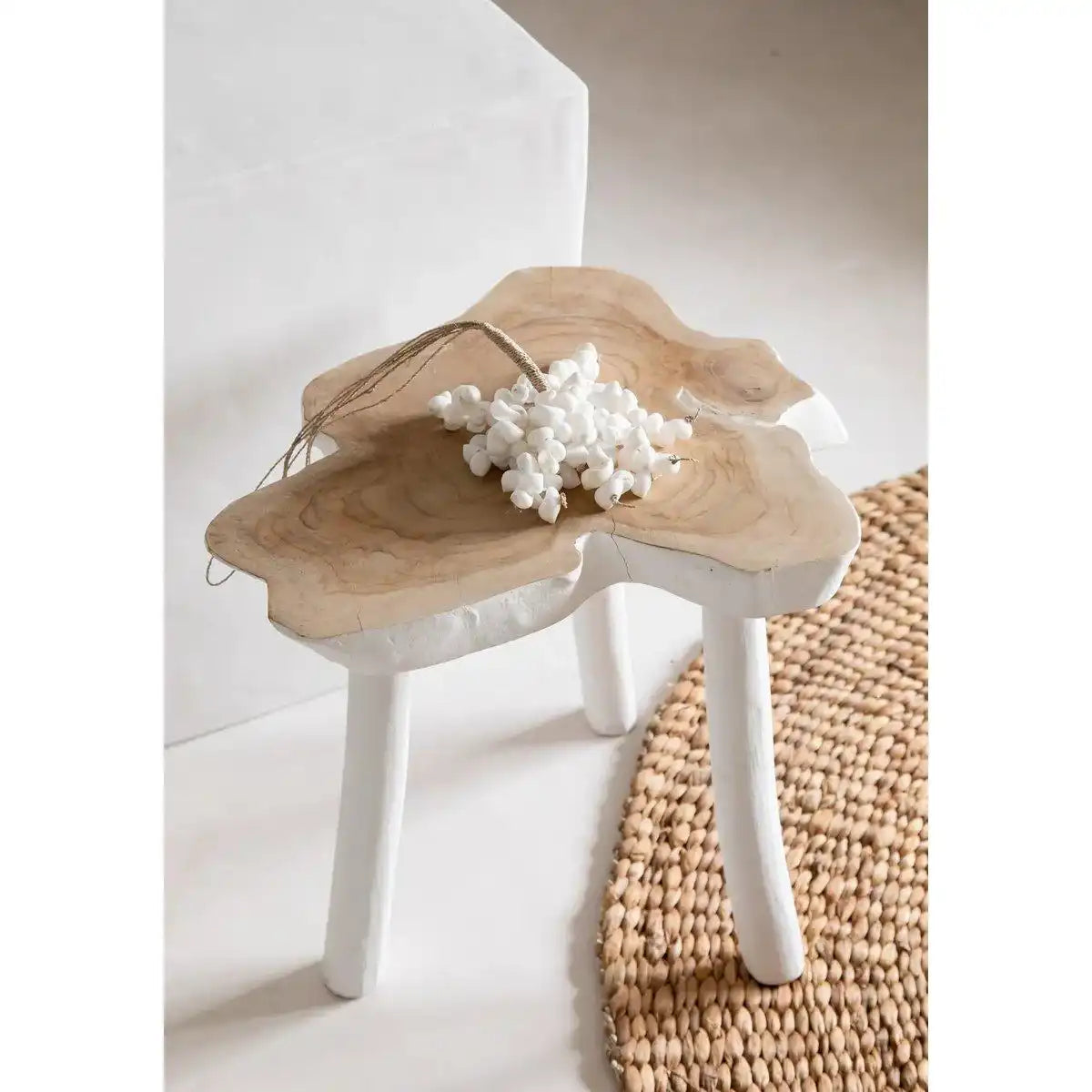 Der Bio Beistelltisch Natural White - HomeDesign Knaus