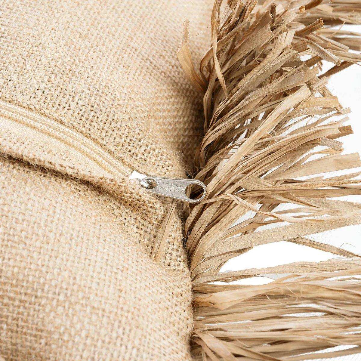 Der Bonita-Kissenbezug aus Jute – Natur – 30 x 50 - HomeDesign Knaus