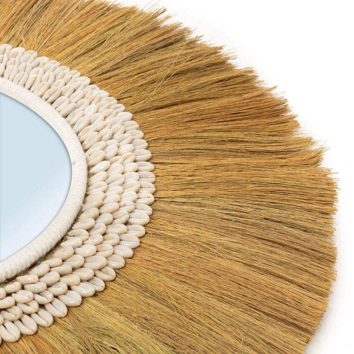Der La Paloma Spiegel Wandspiegel Natur Gras 60 cm - HomeDesign Knaus