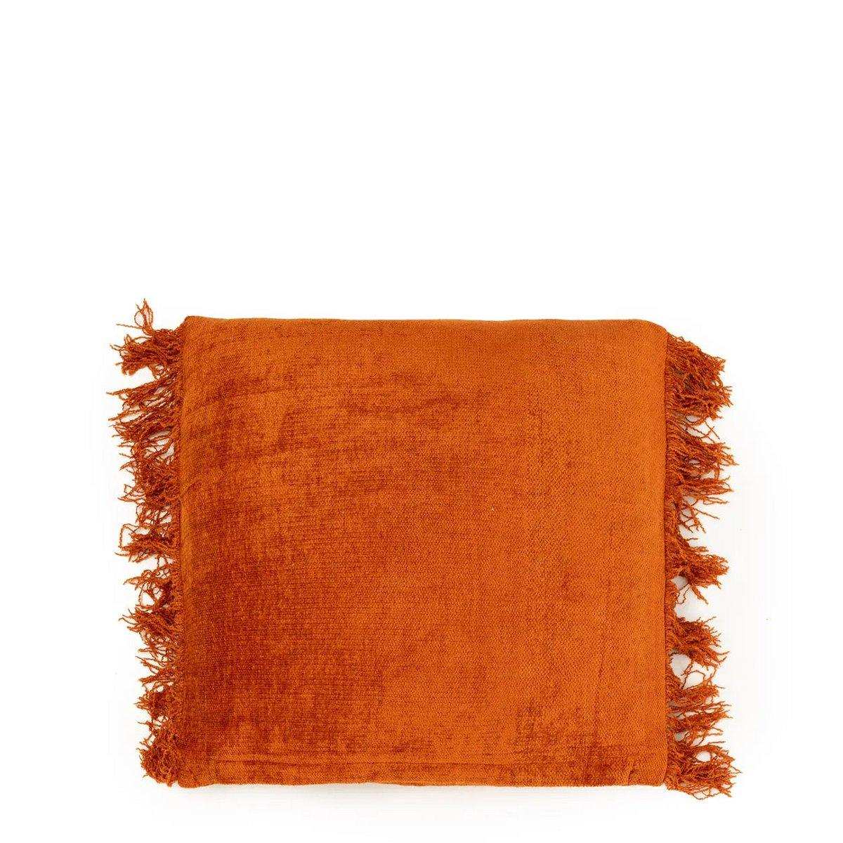 Der Oh My Gee Kissenbezug – Rostsamt – 40 x 40 - HomeDesign Knaus