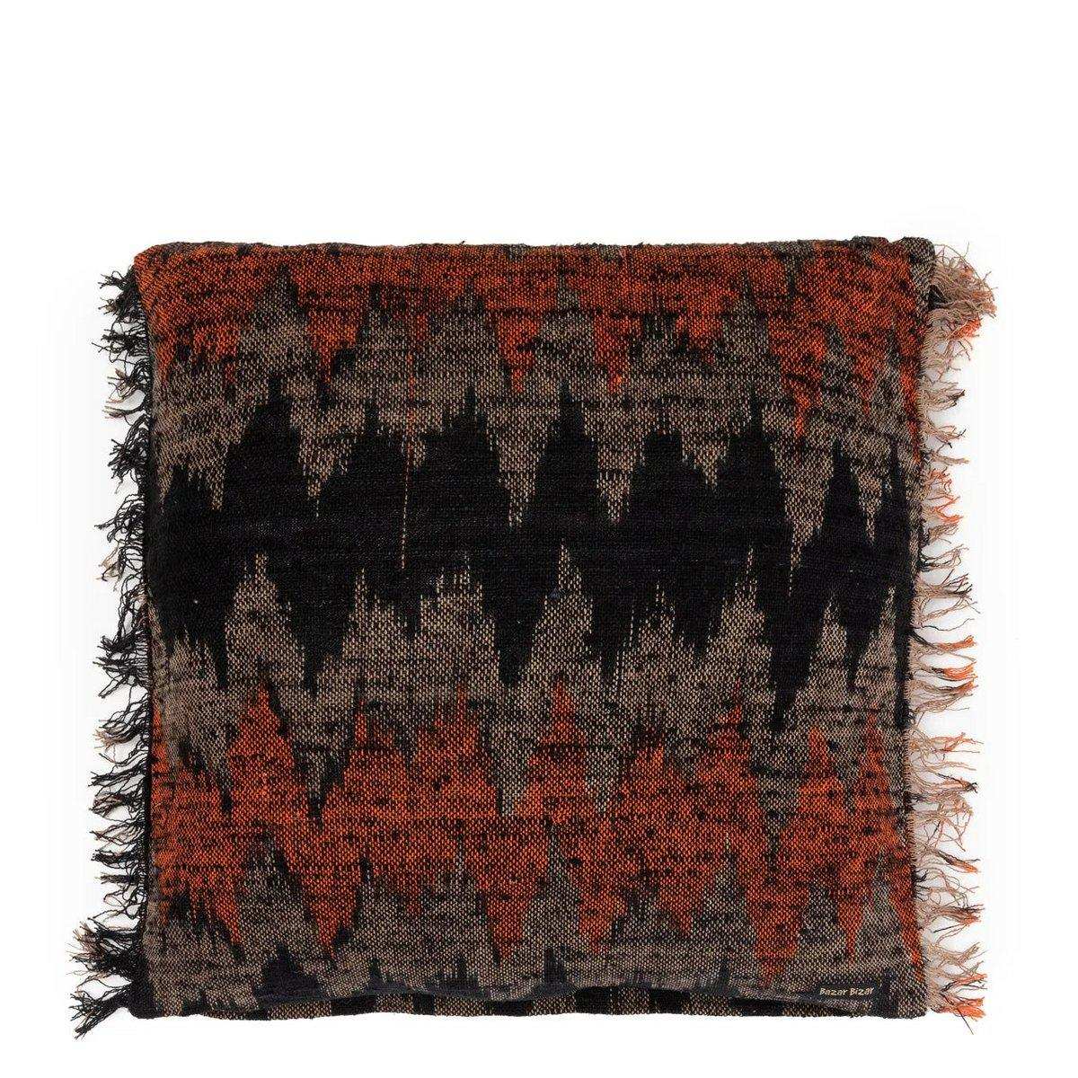 Der Oh My Gee Kissenbezug – Schwarz Orange – 60x60 - HomeDesign Knaus