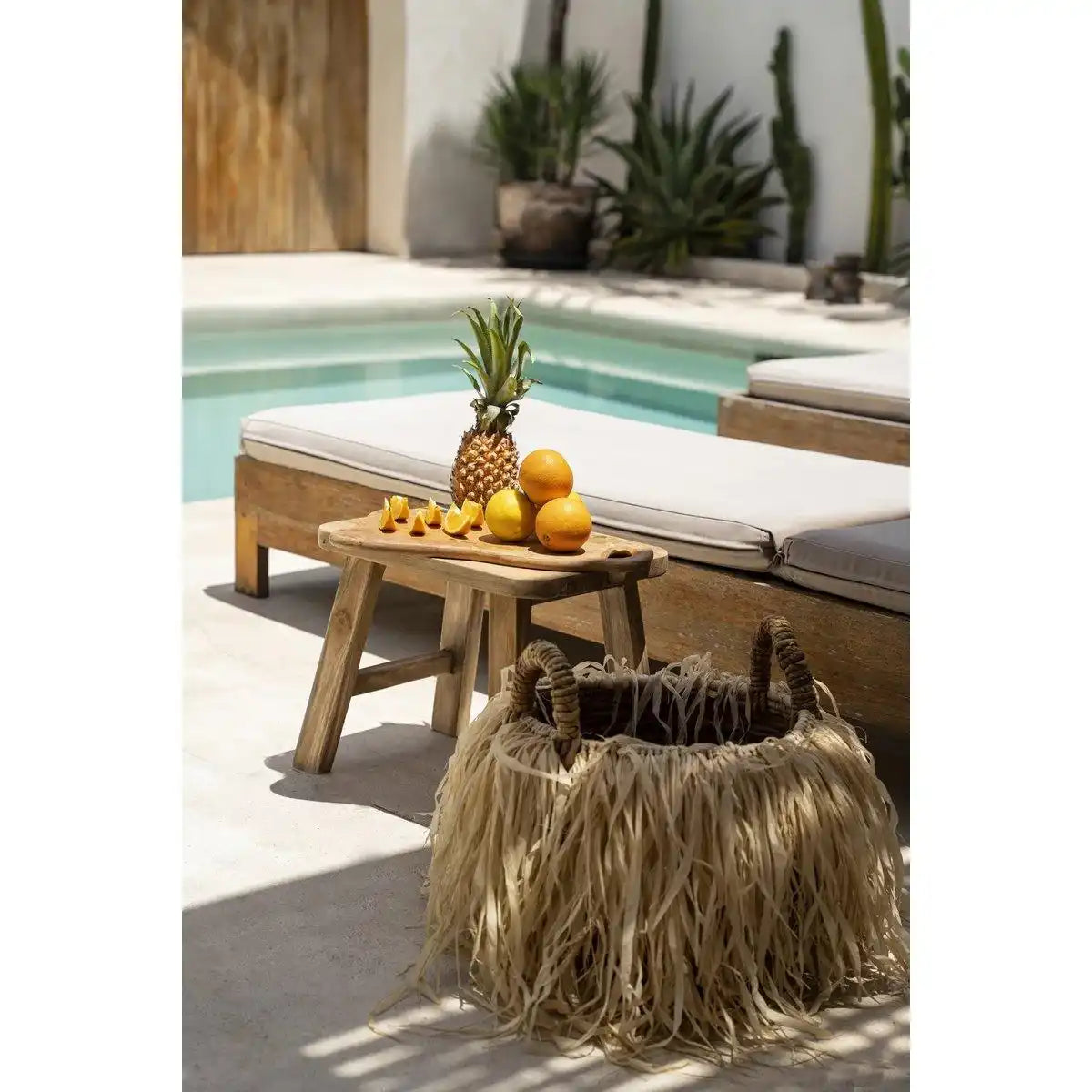 Der Quincy Hocker – Natur - HomeDesign Knaus