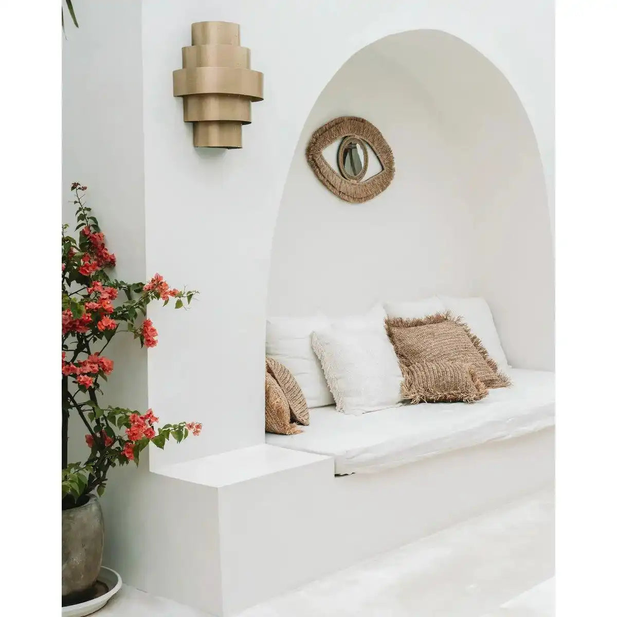 Der Raffia-Augenspiegel - Natur - M - HomeDesign Knaus