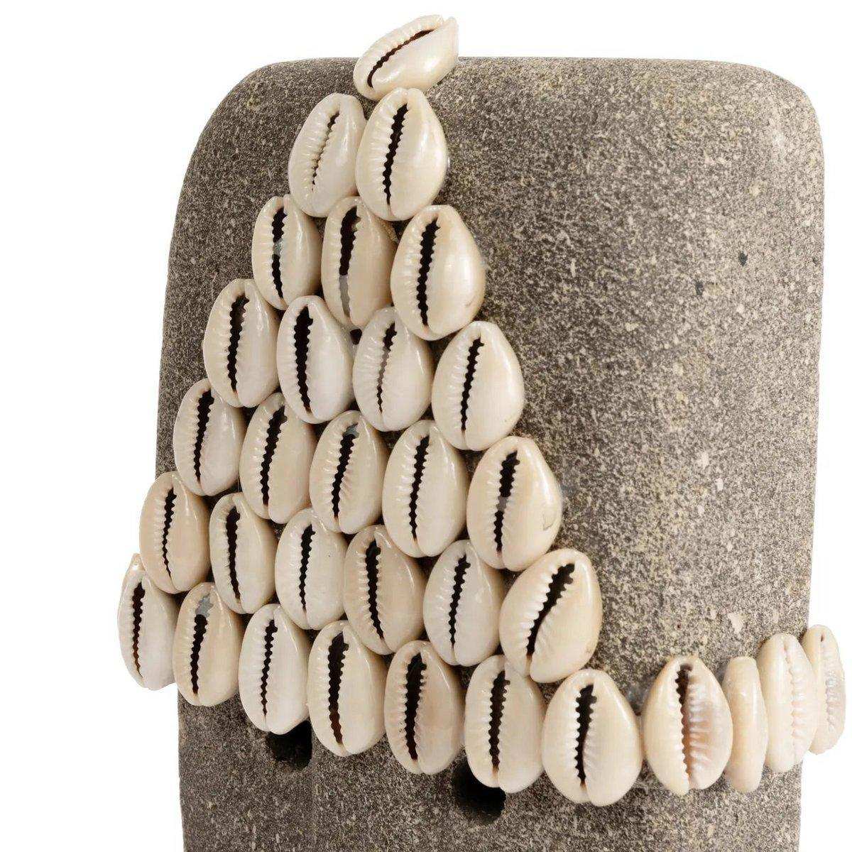 Der Sumba Sandstein aus Stein Skulptur Figur Muschel - HomeDesign Knaus