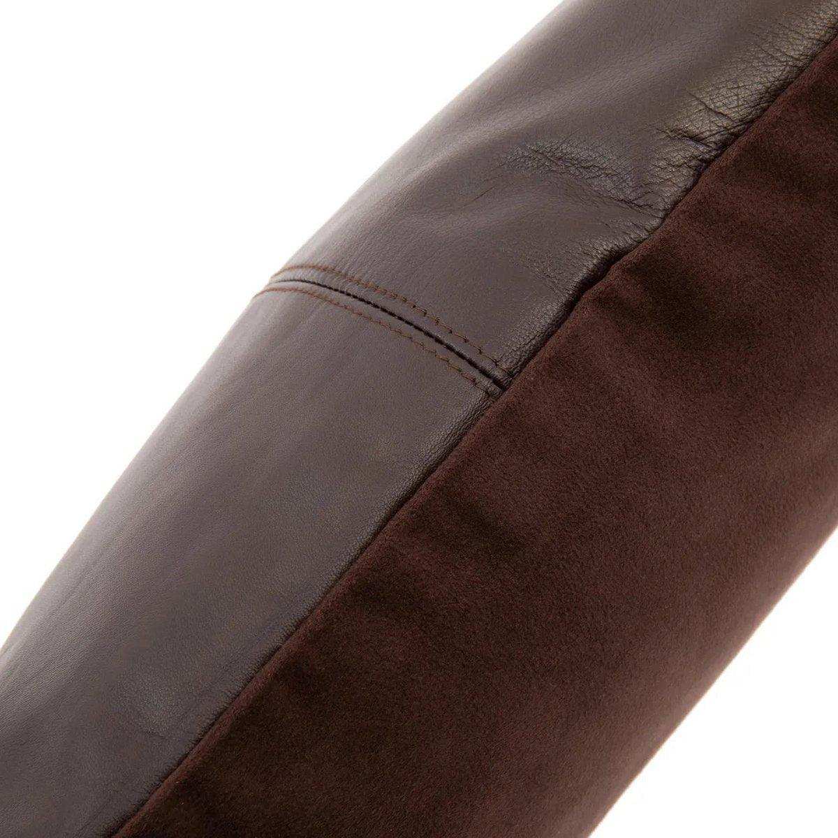 Der vierteilige Lederkissenbezug – Choco – 40 x 40 - HomeDesign Knaus