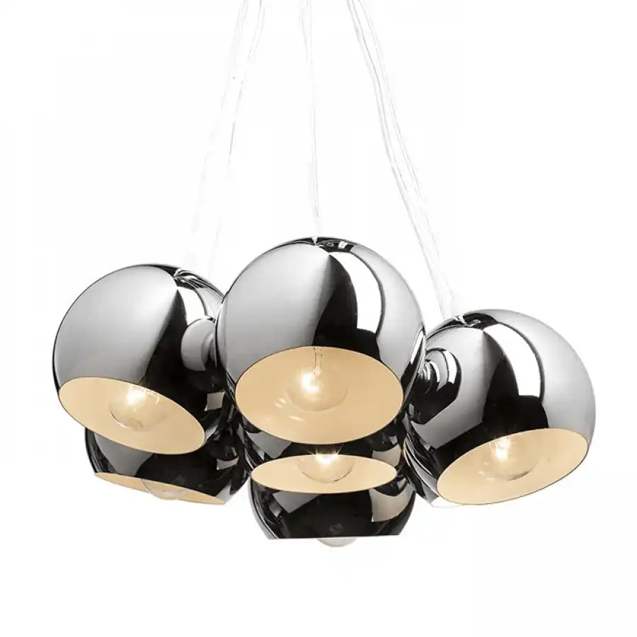 Designer ASTROMET Pendelleuchte Hängeleuchte Chromkugeln - HomeDesign Knaus