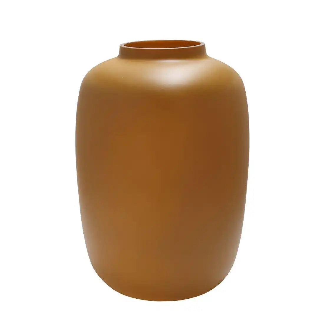 Designer Blumenvase Glasvase Arktische Orange Handarbeit - HomeDesign Knaus